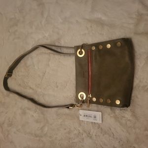 HAMMITT Crossbody Handbag NWT! Pewter & Brushed Gold